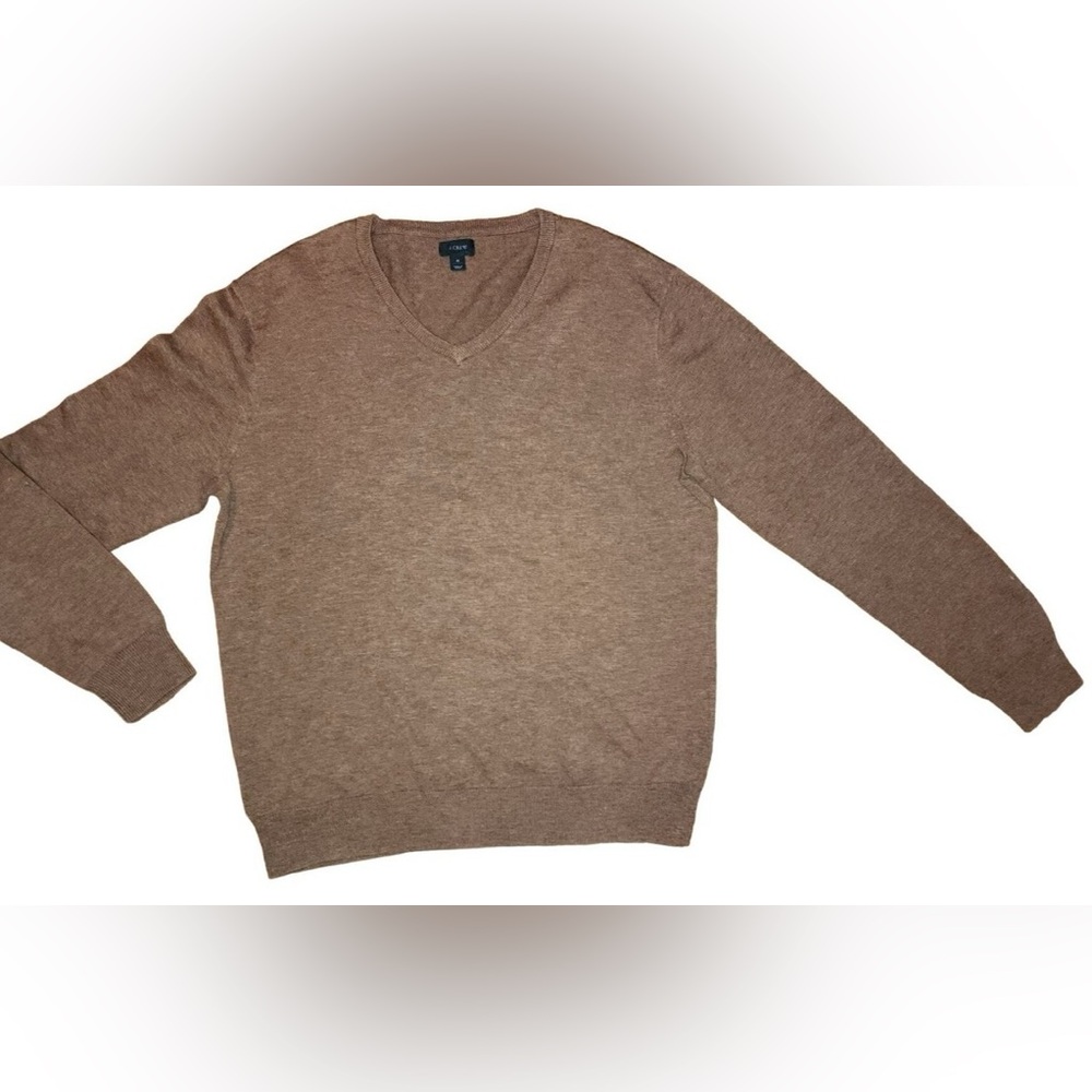 H2H Men's Hazelnut V-Neck Pullover Sweater, sz XL